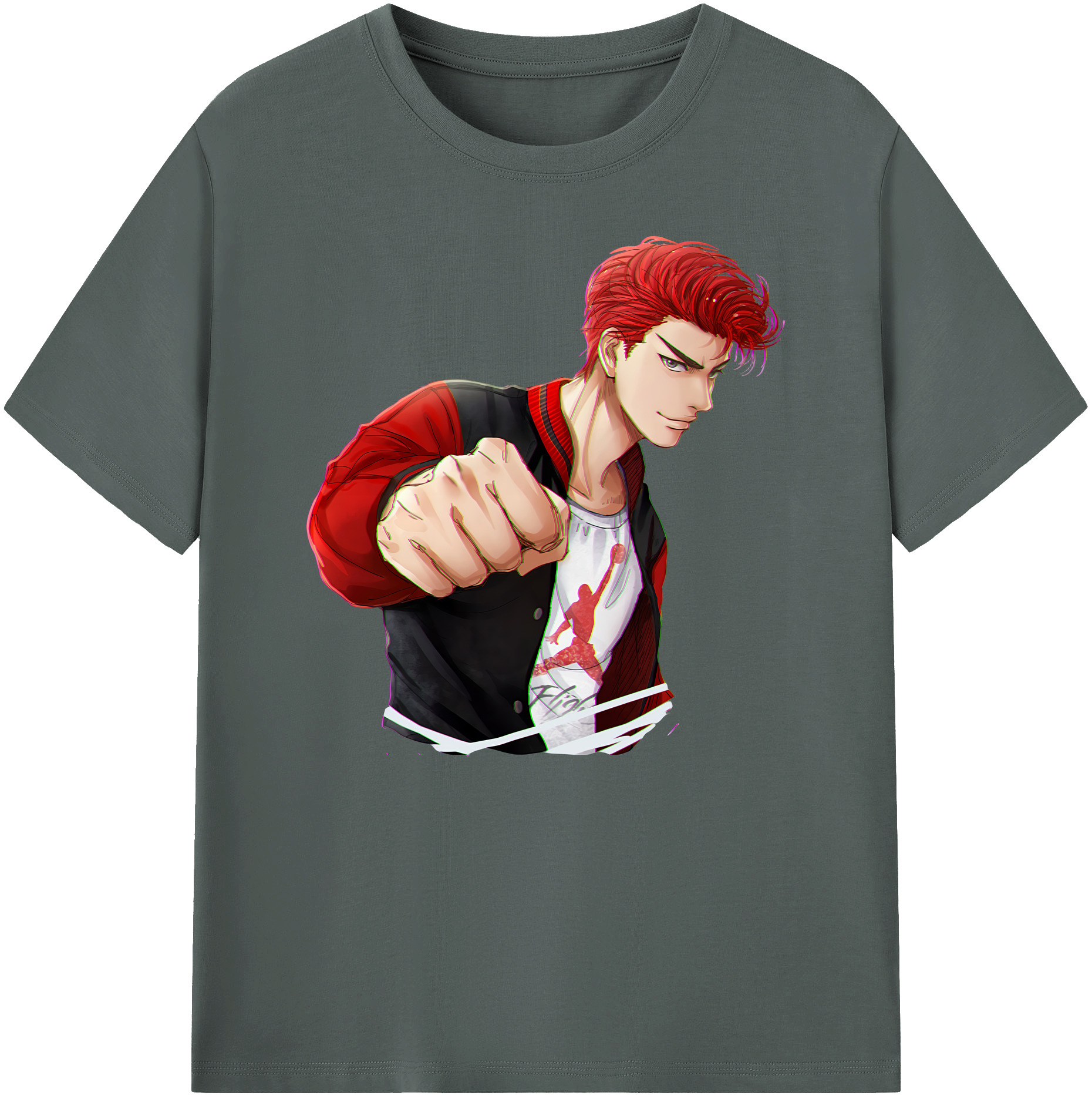（画像用） SLAM DUNK／スラムダンク 綿100％ メンズ半袖Tシャツ｜肌触りやわらか＆通気性